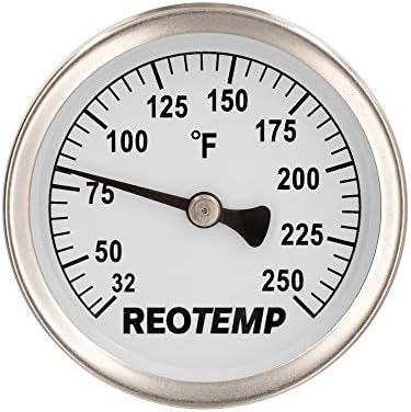 REOTEMP S2-F1 Pipe Clamp Surface Hot Water Thermometer