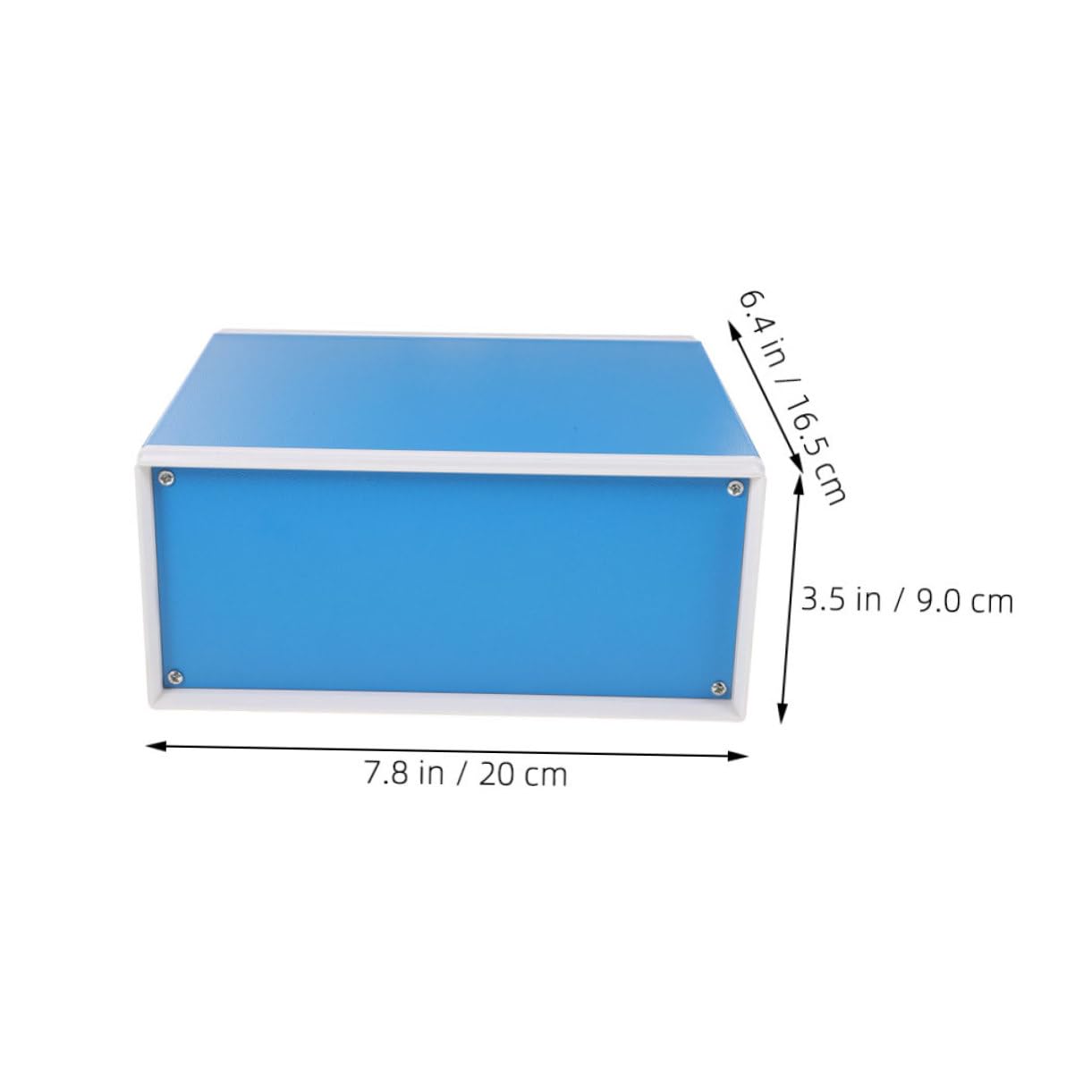 Ciieeo 2pcs Metal Junction Box Electric Box Electronic Project Enclosure Sturdy Metal Shielding for Outdoor Use