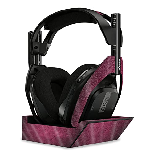 Image of MightySkins Glossy Glitter Skin Compatible with Astro A50 Wireless Headphones + Base Station (Gen 4) - Pink Gravel | Protective, Durable High-Gloss Glitter Finish | Easy to Apply | Made in The USA