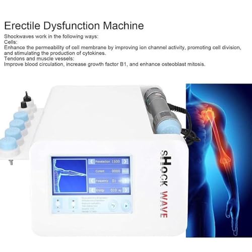 Máquina de terapia de ondas de choque extracorpóreas radiales para relajación muscular corporal y alivio del dolor miniatura 3