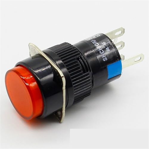 Interrupteur bouton-poussoir LED 12V pour rénovation de camping-car et bateau