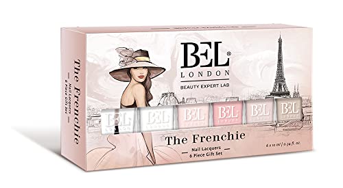 BL The Frenchie Luxury 6 Pack Multi-color French Manicure Professional Nail Polish Set