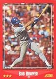 1988 Score #236 Bob Brower - Texas Rangers (Baseball Cards)