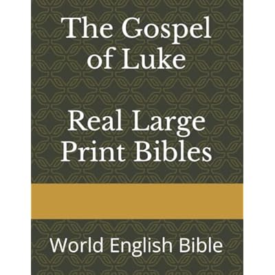 Gospel of Luke Real Large Print Bibles
