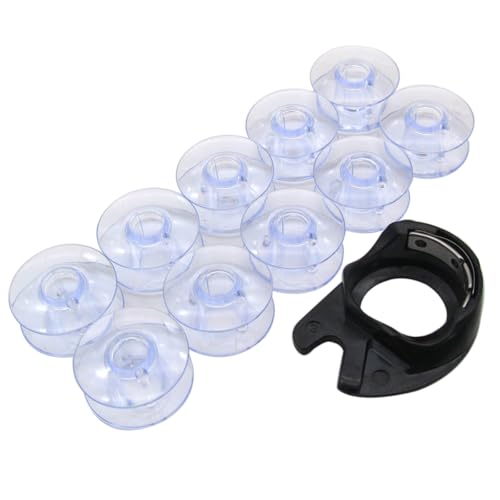 CKPSMS Marque - #421326+172222P 10pièce 1pièce Boîte à canette & BOBBINS 10pièce Compatible avec Singer Apollo Class 66+ Home Sewing