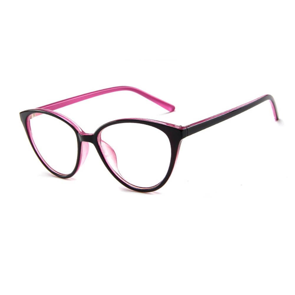 JIETIAN Las Mujeres de Moda Anti-luz Azul HD Gafas de Lectura, Ultra-Ligero Gato Gafas de Montura 1,56 lectores de Lentes de Resina asférica,03,+2.25