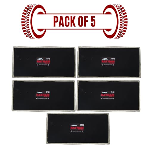 Image of Radial Tyre Repair Patch Box No.46 - Premium Heavy Duty Tyre Puncture Repair for Cars, Trucks & Buses | Strong Rubber Patch for Tubeless & Tube Tyres, Durable & Reliable Fix