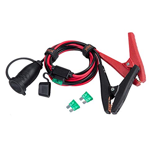 Amazon.co.jp: バッテリー 直結型 ソケット 12V/24V用 クリップ シガー