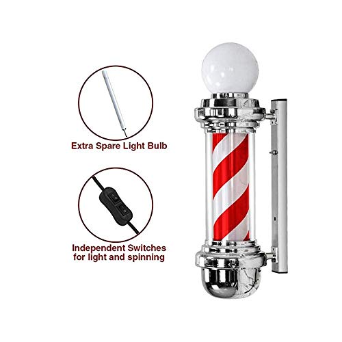 Lampe LED pour barbier applique murale rotative extérieure étanche couleur B