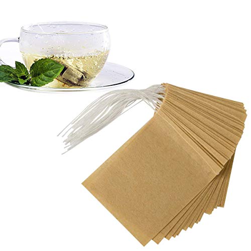ANPHSIN 300 Pieces Empty Tea Filter Bags, Large Size 3.5 x 2.7