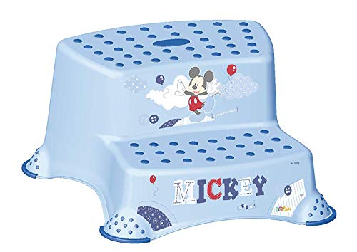 Set van 3 Micky Mouse potjes + toiletopzetstuk + kruk 2 treden nieuw - Afbeelding 3