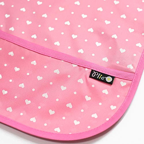 2 Pack Waterproof Baby Bibs with Food Catcher – Soft Feeding Bibs Set for Toddlers and Infants, BPA-Free (6–24 Months)2