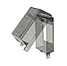 Arlington Industries DBPV1C Dri-Box Clear Vertical Mount
