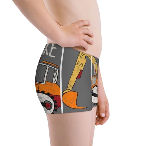 Boys' Cotton Boxer Brief Soft Underwear-I Like Big Digger2