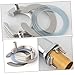Homoyoyo Faucet Fixing Tool 2 Sets of Faucet Fastening Washer for Bathroom Accessory Installation