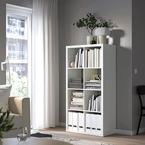 Ikea Kallax Bookcase Shelving Unit Display High Gloss White Shelf #TOP3