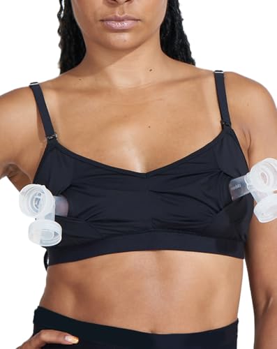 The Do Anything Nursing Bra for Breastfeeding & Hands Free Pumping, Wireless, Adjustable Maternity Bra, Versatile