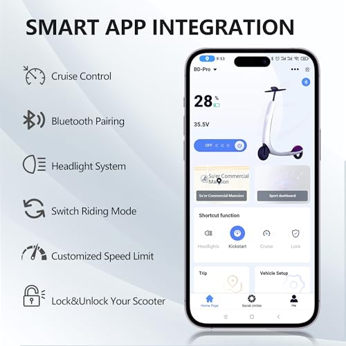 Image of MAXSHOT Electric Scooter for Adults, 8.5 /10 /14 inch Tires, 19 /22Mph, 350W /500W Motor, 21-28 Miles Range, Folding E-Scooter with Dual Suspension,APP(V1 /SPRO /MAX /PRO /X1 /X1PRO /PR)