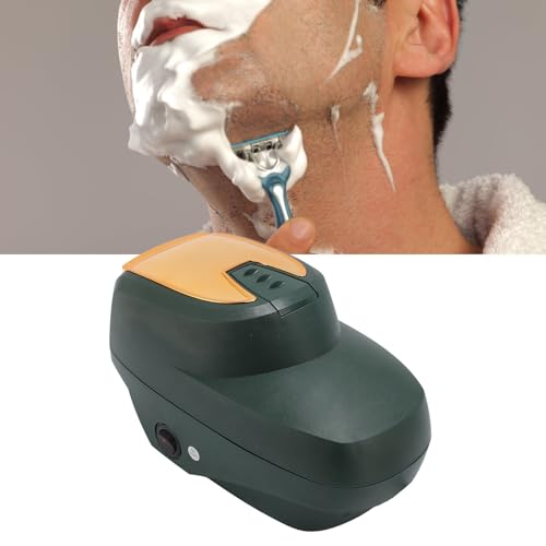 Eminchu Professional Hot Lather Machine Electric Lather Maker Barber Foam Machine with Non Slip Silicone Pad and Cleaning Brush for Barbershop Hair Salon Home Use (US Plug 110V)