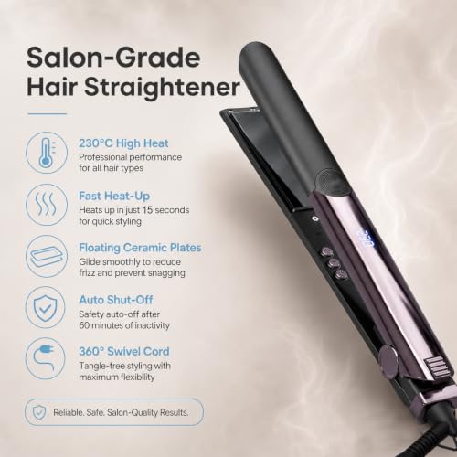 Plancha y rizador 2 en 1 para todo tipo de cabello miniatura 3