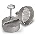 Produktbild Profi Burgerpresse Hamburgerpresse Ø 125 mm Aluminium - Pattyauswerfer Anti-Haft-Prägung | Aluguss-Presse für perfekte Burger Hamburger | Pattie Maker Patty Former - hochwertige Hackfleischpresse