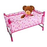 Style beau et vivant : cet ensemble de landau de poupée a des couleurs mignonnes et vives et des imprimés de cœurs uniques qui lui donnent un beau style. Le magnifique imprimé arc-en-ciel souligne la beauté et la magie de l'ensemble et le rend très attrayant pour les enfants.