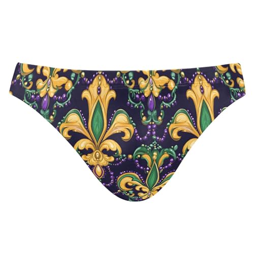 Men's Swim Briefs Brazil Mardi Gras Carnival Party Swimsuit Beach Swimwear Bikini M B0403626