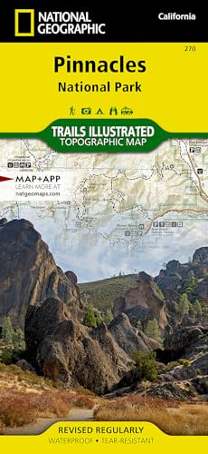 Pinnacles National Park Map (National Geographic Trails Illustrated Map, 270)
