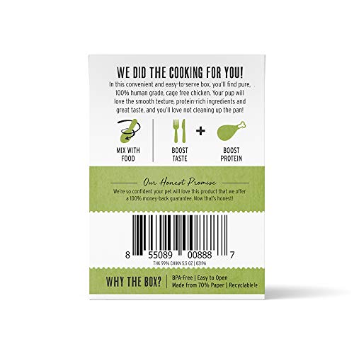 Image of The Honest Kitchen Human Grade Grain Free Meal Booster: 99% Chicken (12 pack), 5.5 oz