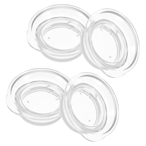 Healifty 4piezas Funda Aislante para Taza De Yerba Mate De Protector Antipolvo Tapa De Plástico Accesorios para Taza Fáciles De Usar para Conservar El Calor Cocina o Despacho