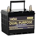 WEIZE 12V 105AH Dual Purpose LiFePO4 Lithium Battery, 1000CCA Group 31 Group 27 GC2 Starter Battery Plus Deep Cycle Performance, Built-in Smart BMS, Perfect for Automotive, Trolling Motor, Marine, RV