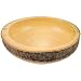 roro Wood Serving, Snack and Salad Bowl, 8 Inch Live-Edge