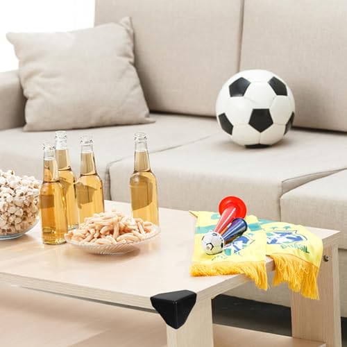 Image of 100Pcs Safety First Anti-Collision Angle Protection: Black Plastic Corner Protectors for Furniture Easy Installation Adhesive Bumpers for Baby Proofing Sharp Edges at Home