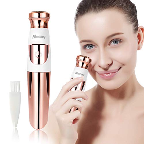 La'Colur Facial Hair Removal for Women - Painless & Dermatologist Approved, Replacement Head, Compact Carrying Case & USB Charger Included - Great for Travel