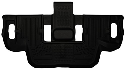 Husky Liners Weatherbeater Floor Mats | Fits 2009-2019 Ford Flex; 2010-2019 Lincoln MKT | 3rd Row, 1-pc Black - 19341