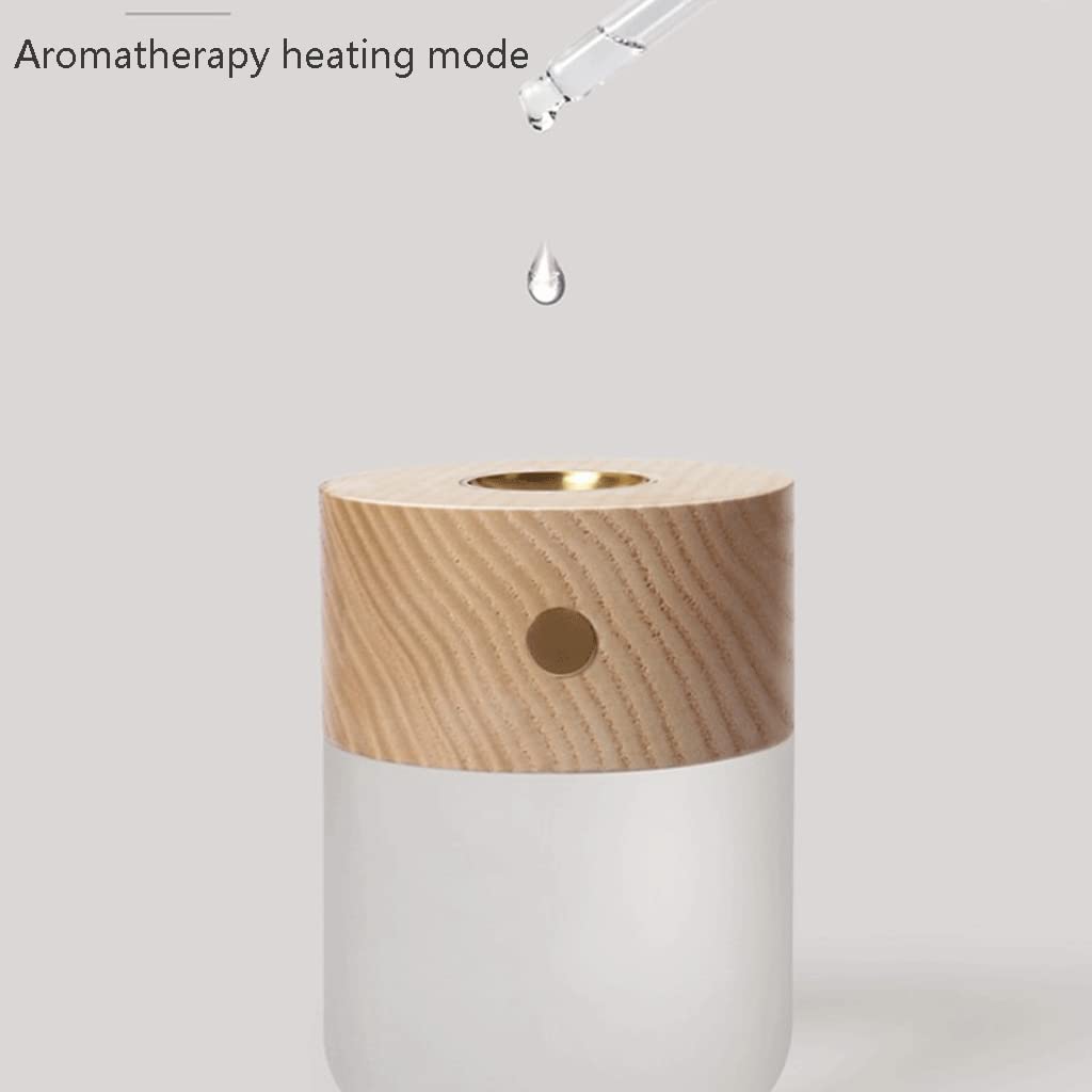 Diffusore Portatile di Oli Essenziali, umidificatore a ultrasuoni Senza Bisogno di Aggiungere Acqua, Luce Notturna Calda, Adatto per la Camera da Letto dell'ufficio Domestico