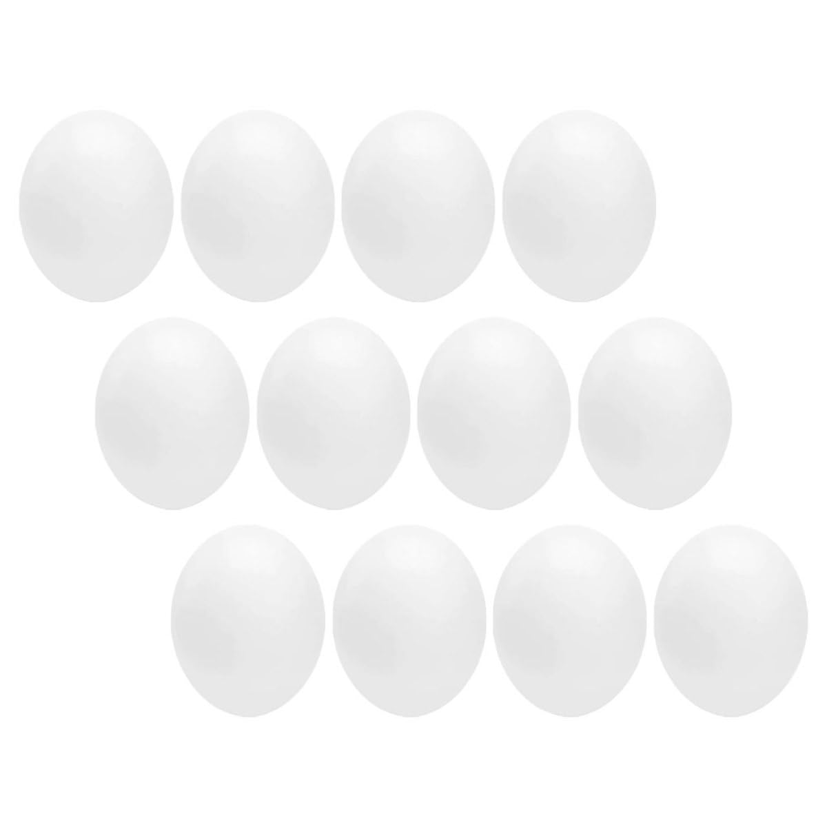 Huevos Falsos para Pájaros de Plástico Resistentes al Impacto, 12 Piezas para Entrenamiento y Decoración de Periquitos, Canarios y Pinzones en Nidos Artificiales