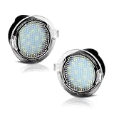 D-Lumina F150 Explorer Expedition Flex Edge Fusion Taurus, sotto specchio pozzanghera, lampada LED 6000K, bianco, 2 pezzi