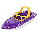 Toyvian 1pcs Bath Boat Toy, Plastic Boat for Kids, Pool and Bath Tub Toys for Summer Beach Bathtub W
