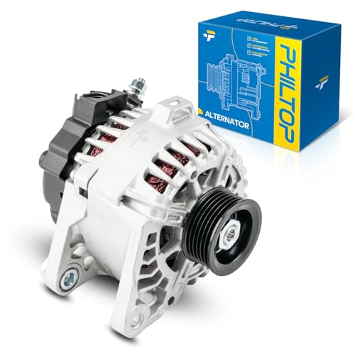 Image of PHILTOP 11610N Alternator 90A Compatible with Kia 2014-2016 Forte 1.8L /2.0L | Alternator for 2014-2016 Forte 1.8L /2.0L, 2012-2013 Soul 2.0L, 2013-2017 Elantra GT, 2014-2016 Forte5 2.0L