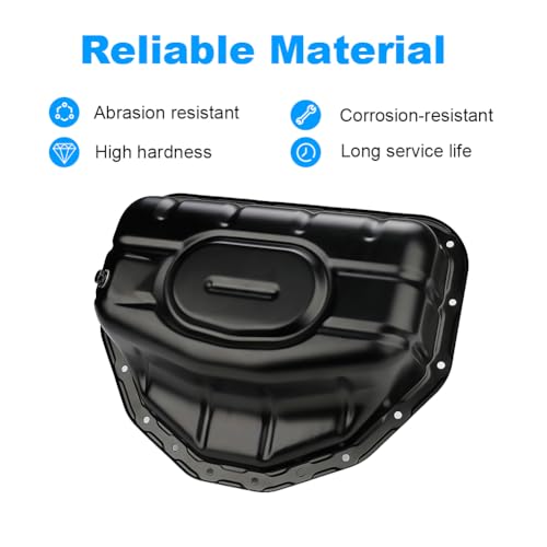 Image of Engine Oil Pan Sump with Drain Plug Compatible with Lexus GS300 3.0L L6