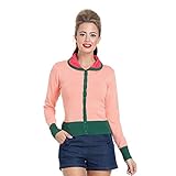 black pin up cardigan Voodoo Vixen BABY WATERMELON Wassermelone Retro CARDIGAN Strickjacke Rockabilly