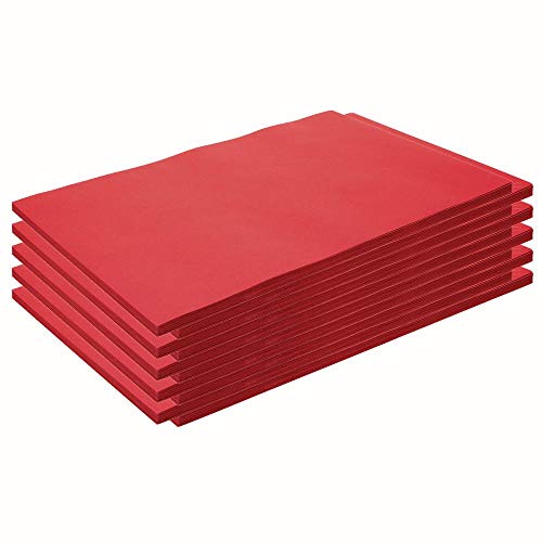Construction Paper, Holiday Red, 12 inches x 18 inches, 500 Sheets, Heavyweight Construction Paper, Crafts, Kids Art, Painting, Coloring, Drawing Paper, Art Project, All Purpose