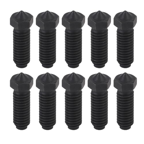 3D Printer Nozzle Replacement Hardened Steel Extruder Nozzle for 3 Combo S1 ACE Pro Nozzle (0.4mm)