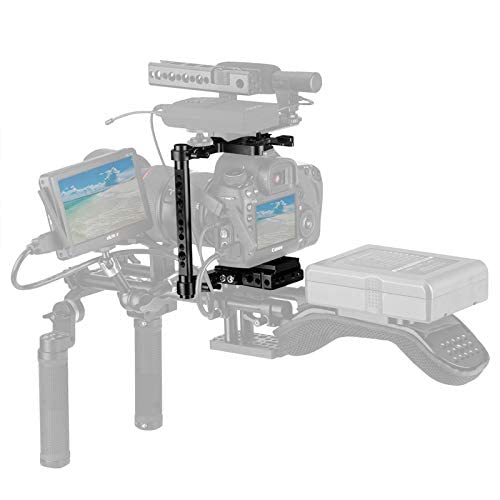 Image of NICEYRIG Quick Release Camera Cage for Canon EOS R /RP /7D /6D /5D /, Nikon D810 /DD850 /D750 /Z6 II, Universal DSLR SLR Half Cage - 231