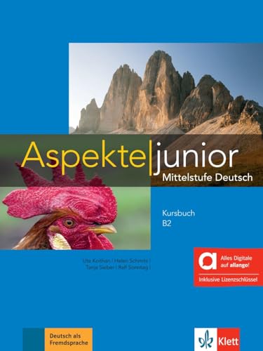 Aspekte Junior B2, Edición Híbrida Allango: Mittelstufe Deutsch. Kursbuch Mit Audios Inklusive Lizenzschlüssel Allango (24 Monate)