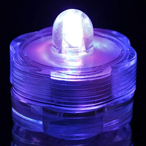 Uonlytech LED Tea Lights Candles, 8 Pack Colorful Changing Flameless Tealight Candle, Battery Operated Colored Fake Candles for Wedding, Halloween and Christmas (Assorted Color)