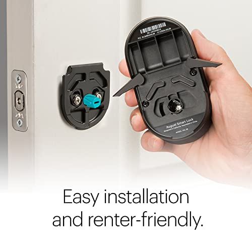 August Smart Lock - Keyless Home Entry With Your Smartphone - Dark Gray #TOP4