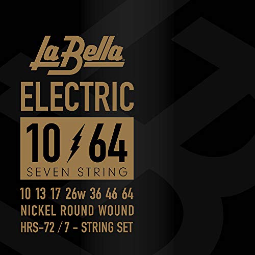 LA BELLA (ラベラ) 7弦エレキギター弦 HRS-72 7-String Electric Guitar Strings - 10-64