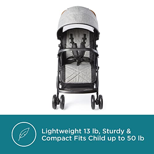 Contours Quick Lightweight Travel Toddler And Baby Stroller With Adapter Free Infant Car Seat Compatibility - Smoke Gray #TOP3
